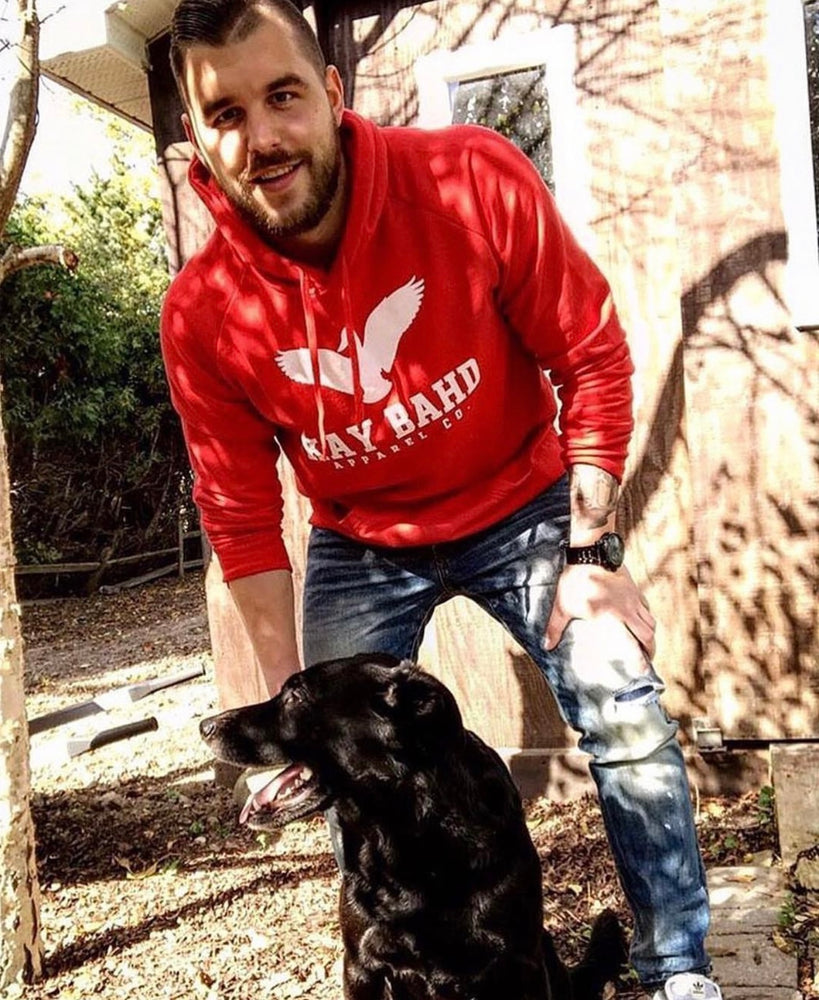 
                  
                    Red Wingspread Hoodie
                  
                