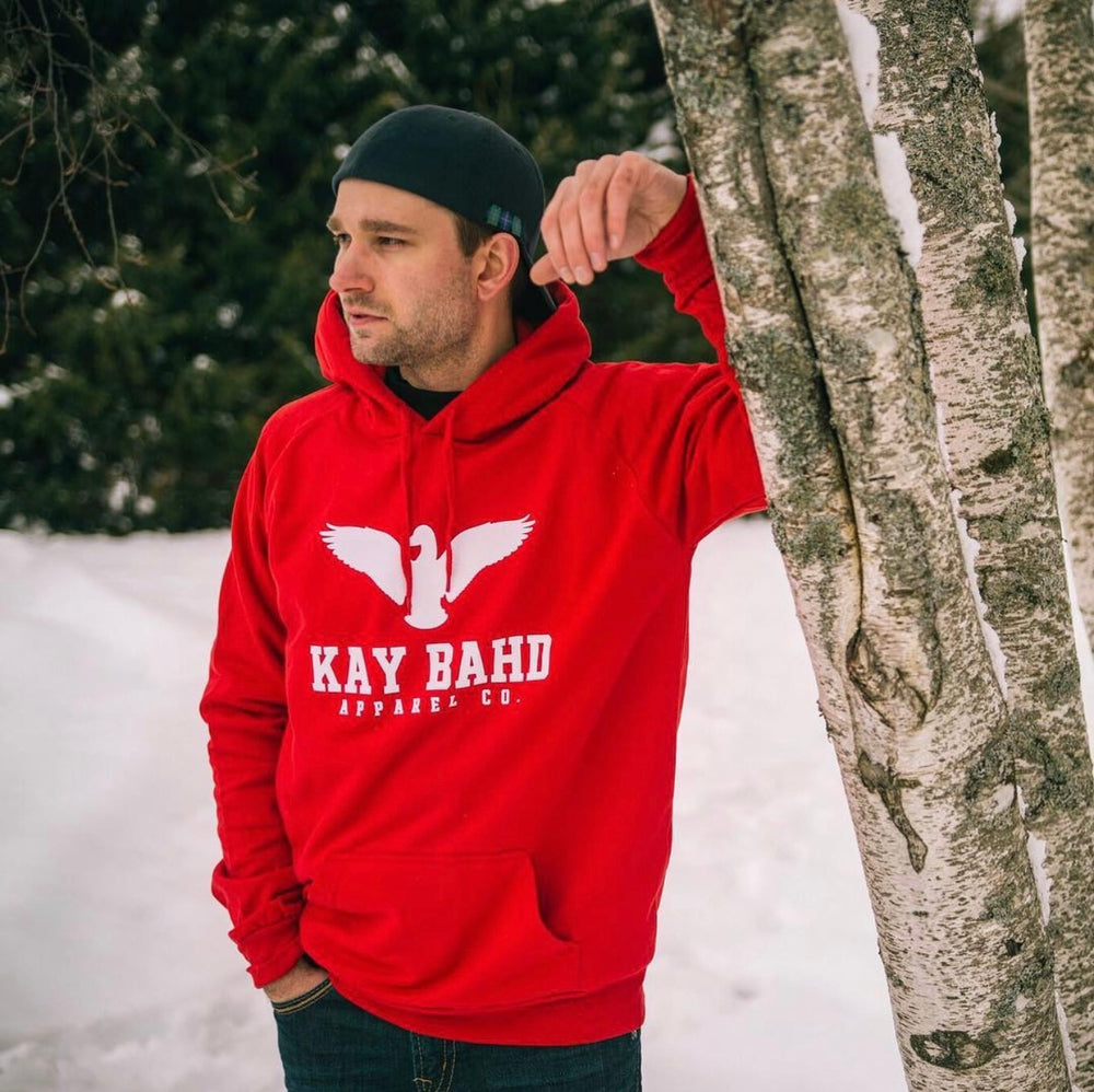 
                  
                    Red Wingspread Hoodie
                  
                