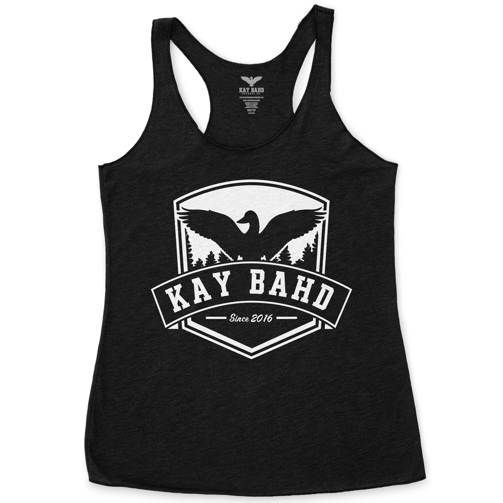 Ladies Black Crest Tank
