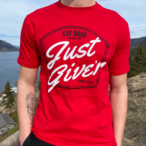 
                  
                    Red Just Give'r Tee
                  
                