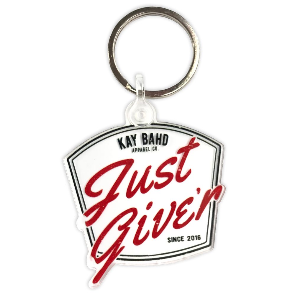 Just Give’r Key Chain