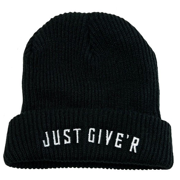 Black Just Give'r Toque